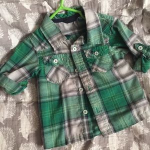 Toddler boy button up shirt